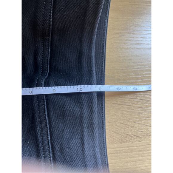 $95NWT American Tall Jeans Harper Pull-On Straight Leg Women's Size Small Black - Picture 5 of 8